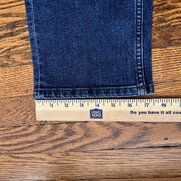 NWT Izod Men's 30x30 Saltwater Straight Fit Stretch Dark Wash Blue Jeans - Picture 6 of 9